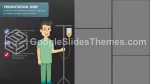 Medicinsk Tecknad Jobb Som Läkare Google Presentationer-Tema Slide 16