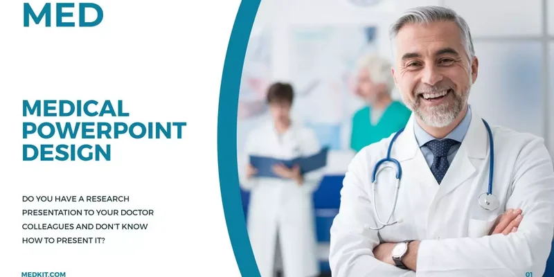 Klinik İnfografik İndirmeye hazır Google Slaytlar şablonu