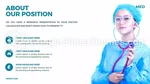Medicinsk Klinik Infografik Google Presentationer-Tema Slide 04