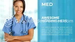 Medicinsk Klinik Infografik Google Presentationer-Tema Slide 07