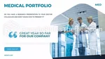 Medicinsk Klinik Infografik Google Presentationer-Tema Slide 10