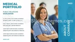 Medicinsk Klinik Infografik Google Presentationer-Tema Slide 12