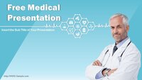Doktor İnfografik Zaman Çizelgesi İndirmeye hazır Google Slaytlar şablonu