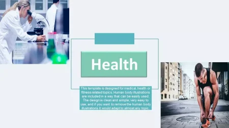 Ejercicio de salud Plantilla de Presentaciones de Google para descargar