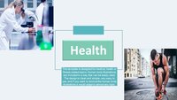 Health Exercise Google Slides template for download