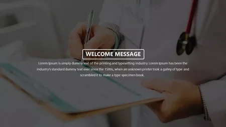 Médico Hospitalar Modelo do Apresentações Google para download