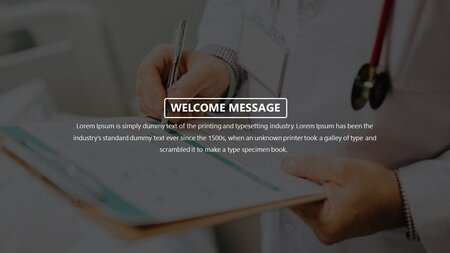 Krankenhausarzt Google Präsentationen-Vorlage zum Herunterladen