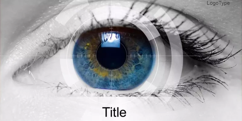 Ophthalmologist Optical Eye Google Slides template for download