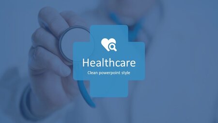 Simpel medicin Google Slides skabelon for download