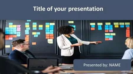 Organigram Google Presentaties-sjabloon om te downloaden