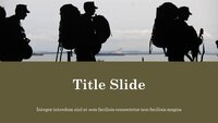 Air Armed Force Google Slides template for download