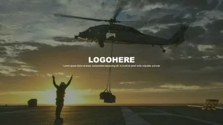 Army Soldier Google Slides template for download