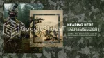 Militær Hærens Soldat Google Presentasjoner Tema Slide 04
