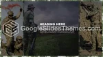 Militær Hærens Soldat Google Presentasjoner Tema Slide 06