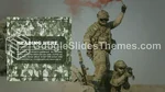 Militær Hærens Soldat Google Presentasjoner Tema Slide 07