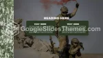 Militær Hærens Soldat Google Presentasjoner Tema Slide 09