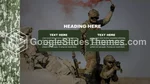Militær Hærens Soldat Google Presentasjoner Tema Slide 09