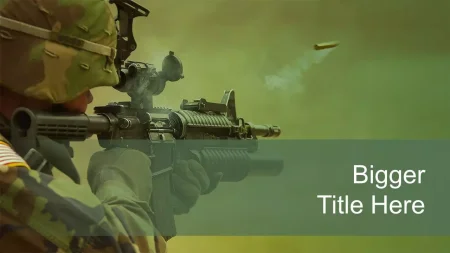 Conflict Weapon Google Slides template for download