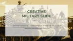 Militär Nationens Försvar Google Presentationer-Tema Slide 07