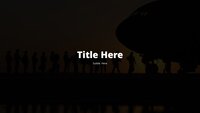Troops Service Google Slides template for download