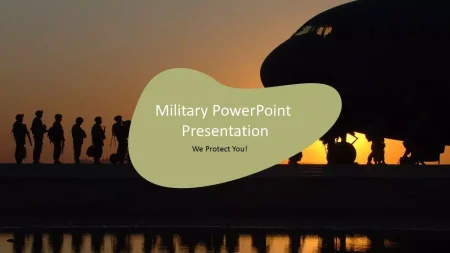 War Protection Google Slides template for download