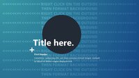Business Dark Teal Google Slides template for download