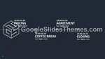 Moderno Attività Commerciale Verde Acqua Scuro Tema Di Presentazioni Google Slide 04