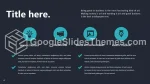 Modern Zakelijk Donker Teal Google Presentaties Thema Slide 06