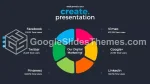 Modern Färg Vackert Diagram Google Presentationer-Tema Slide 13
