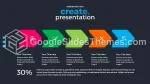 Modern Färg Vackert Diagram Google Presentationer-Tema Slide 17