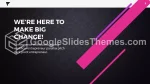 Modern Mörk Tidslinje Google Presentationer-Tema Slide 03