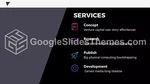 Moderne Chronologie Sombre Thème Google Slides Slide 04
