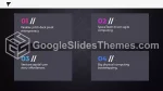 Modern Mörk Tidslinje Google Presentationer-Tema Slide 07