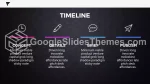 Modern Mörk Tidslinje Google Presentationer-Tema Slide 08