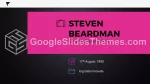 Moderne Mørk Tidslinje Google Presentasjoner Tema Slide 13