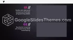 Moderne Chronologie Sombre Thème Google Slides Slide 20