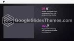 Moderne Chronologie Sombre Thème Google Slides Slide 24