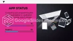 Modern Mörk Tidslinje Google Presentationer-Tema Slide 42