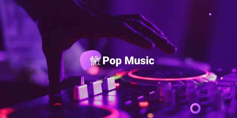 Música Pop Plantilla de Presentaciones de Google para descargar