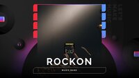 Müzik Grubunda Rock İndirmeye hazır Google Slaytlar şablonu