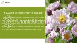 Doğa Bahçe Çiçekleri Google Slaytlar Temaları Slide 06