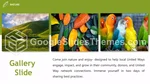 Natur Trädgårdsblommor Google Presentationer-Tema Slide 08