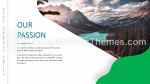 Natur Bergssjö Kreativ Google Presentationer-Tema Slide 06