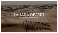 Désert du Sahara Modèle Google Slides à télécharger