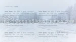 Natuur Winterlandschap Google Presentaties Thema Slide 05