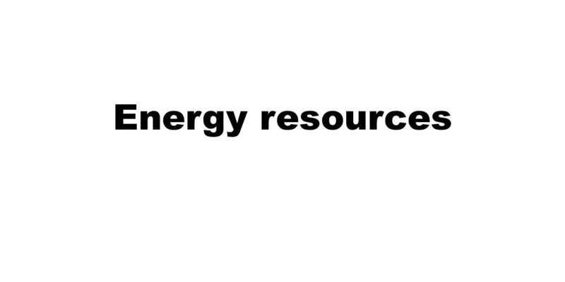 Ressources énergétiques Modèle Google Slides à télécharger