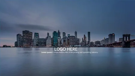 Modern Clean Google Slides template for download