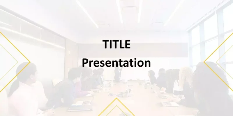 Enkel elegant Google Slides skabelon for download