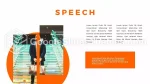 Présentation Discours Orange Propre Thème Google Slides Slide 07