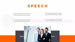 Presentation Clean Orange Speech Google Slides Theme Slide 10